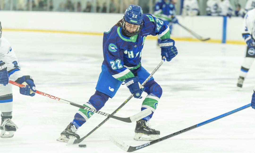 Quartexx Management client Kennedy Marchment shooting the puck
